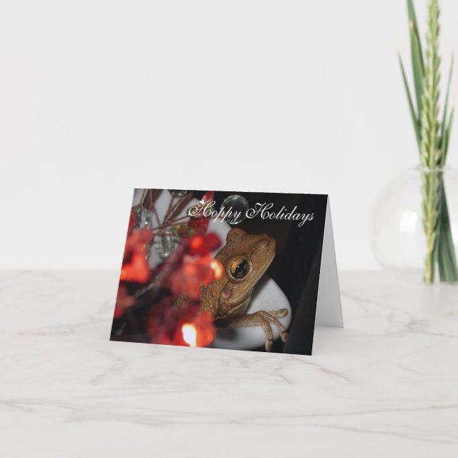 Hoppy Holidays Holiday Card (Front)