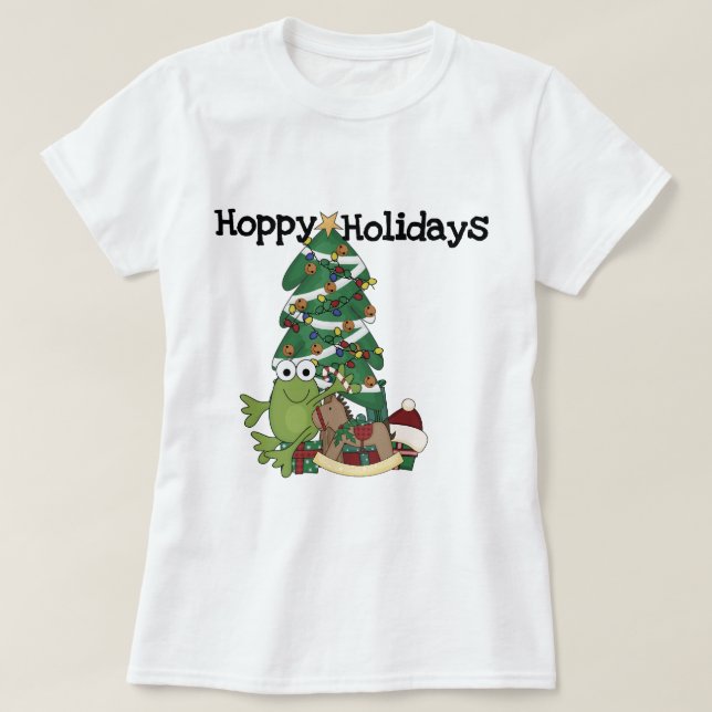 Hoppy Holidays Tshirts et cadeaux (Design devant)