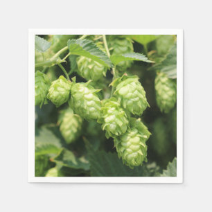 Hoppy hops party napkin
