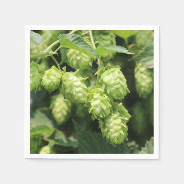 Hoppy hops party napkin (Front)