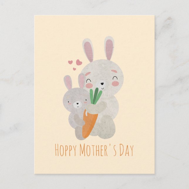 Hoppy Mother's Day Postcard (Front)