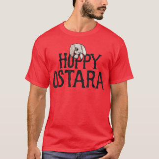 Hoppy Ostara cute bunny rabbit spring pagan tee