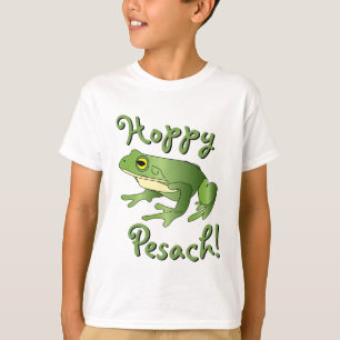 Hoppy Pesach - Single Frog - Kids T-shirt