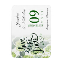 Hops, Beer Save the Date Magnet