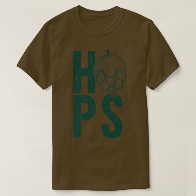 HOPS HOPS FLOWER Craft Beer Hops Drinking Meme  T-Shirt (Design Front)