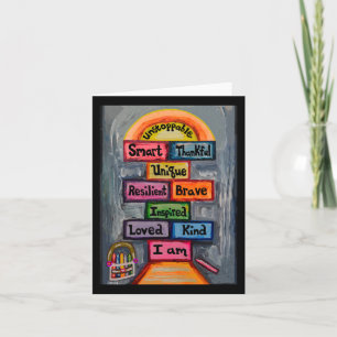 Hopscotch Inspiration Game Sticker  Card