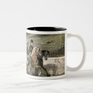 Horace Vernet and his Children Two-Tone Coffee Mug