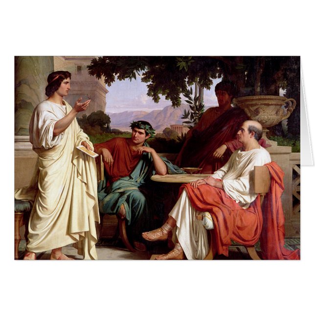 Horace, Virgil et Varius (Devant horizontal)