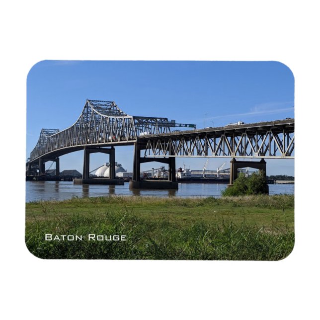 Horace Wilkinson Bridge - Baton Rouge Magnet (Horizontal)