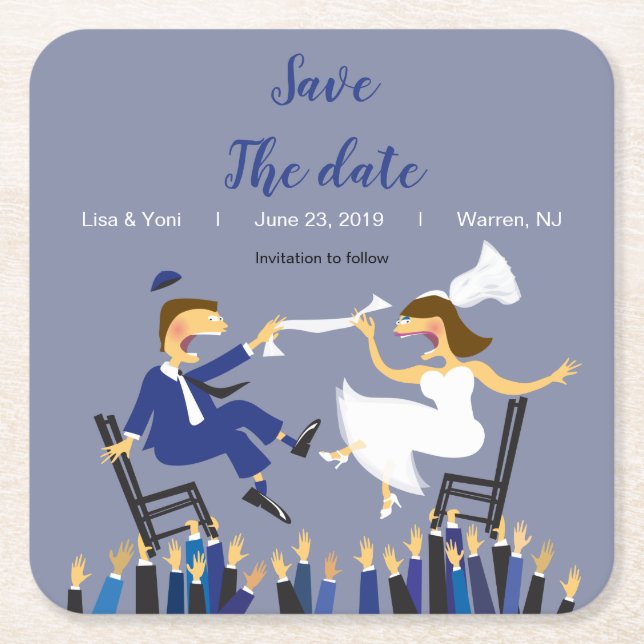 Horah Chair on a coaster Customized (Front)