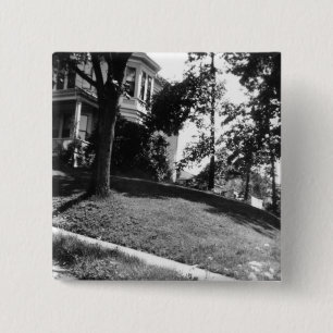 Horatio Alger's house in Natick, Massachusetts 2 Inch Square Button