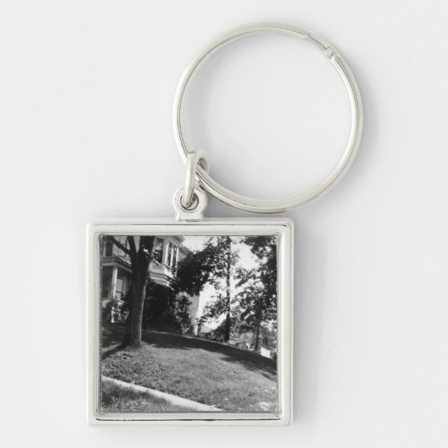 Horatio Alger's house in Natick, Massachusetts Keychain (Front)