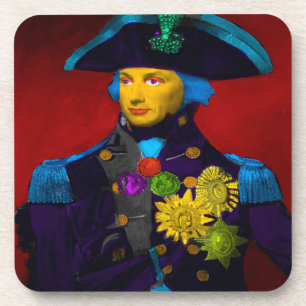 Horatio Nelson Pop Art Coaster