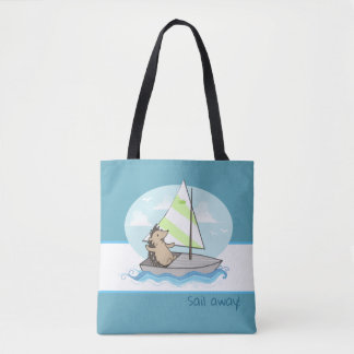 Horatio the Hedgehog- Sail Away Tote Bag