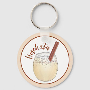 Horchata Orxata Mexican Spanish Beverage Drink Keychain
