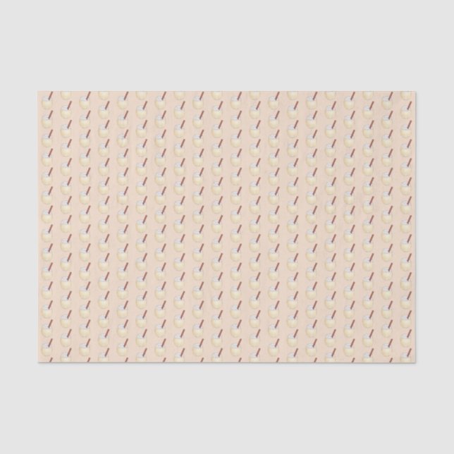 Horchata Orxata Mexican Spanish Beverage Drink Tissue Paper (Front)