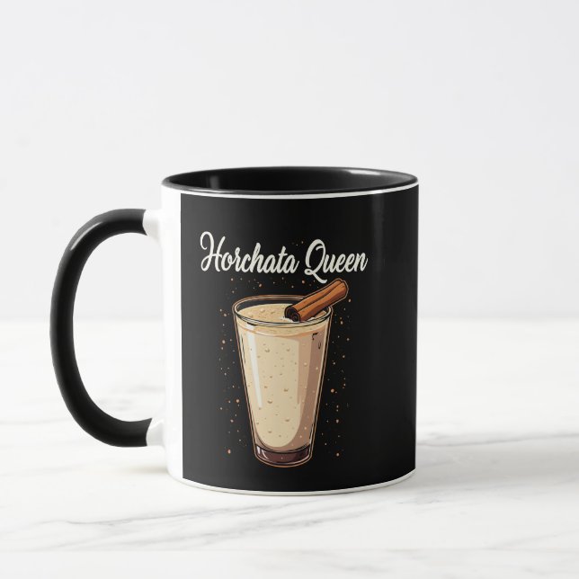 Horchata Queen Mexican Spanish Drink  Mug (Left)