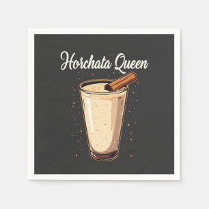 Horchata Queen Mexican Spanish Drink  Napkin