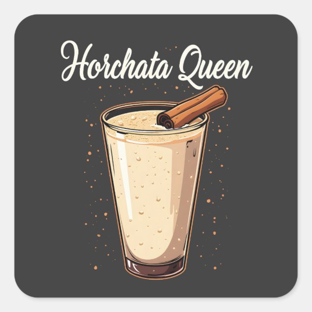 Horchata Queen Mexican Spanish Drink  Square Sticker (Front)