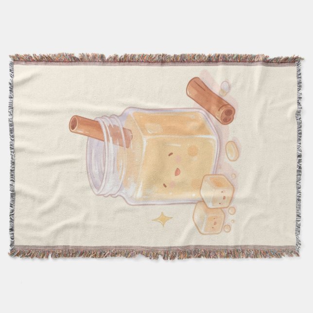 Horchata Throw Blanket (Front)