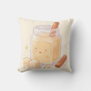 Horchata Throw Pillow