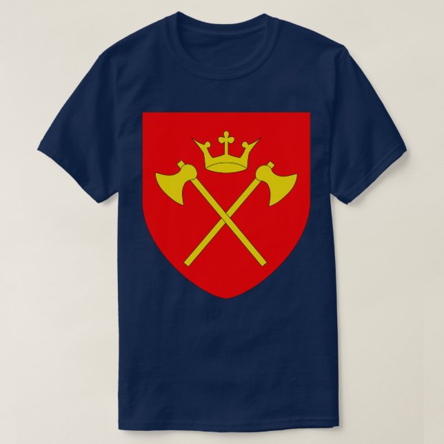 Hordaland Coat of Arms Norway T-Shirt (Design Front)