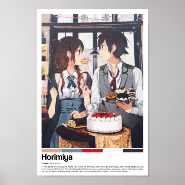 Horimiya Anime Minimalist Print  (Front)