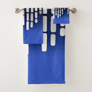 horizon Abstrait, bleu marine, blanc, gris clair