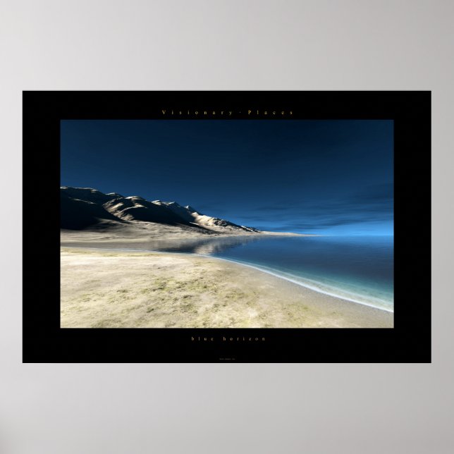 horizon blue poster (Front)