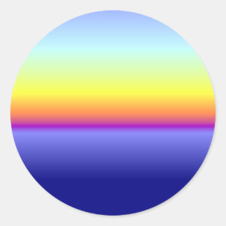 "Horizon" Classic Round Sticker