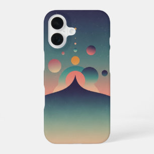 Horizon Cosmique Vintage iPhone 16 Case