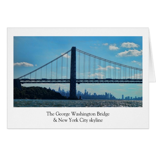 Horizon de New York City, pont de George (Devant horizontal)