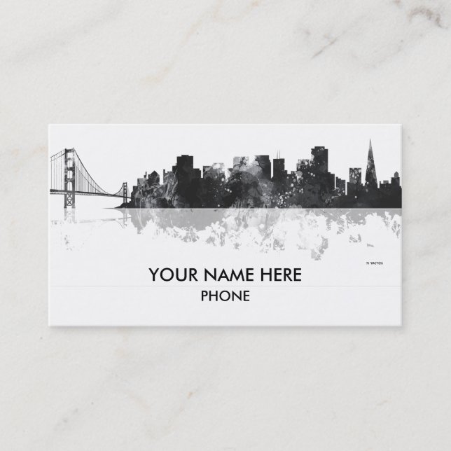 HORIZON de SAN FRANCISCO - cartes de visite (Devant)