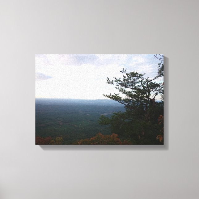 Horizon du Mont Cheaha en toile d'automne Imprimer (Recto)