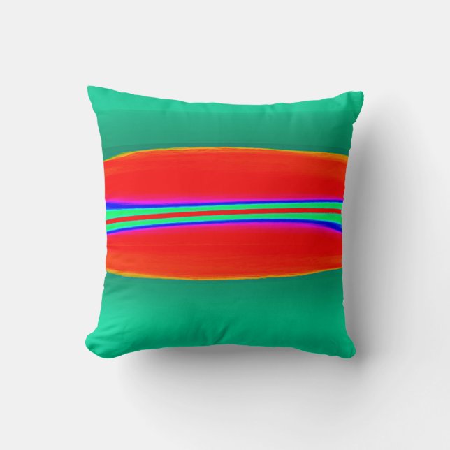 Horizon No. 4 Throw Pillow (Front)