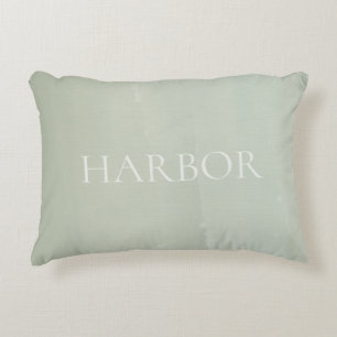 Horizon Watercolor Sage Accent Pillow