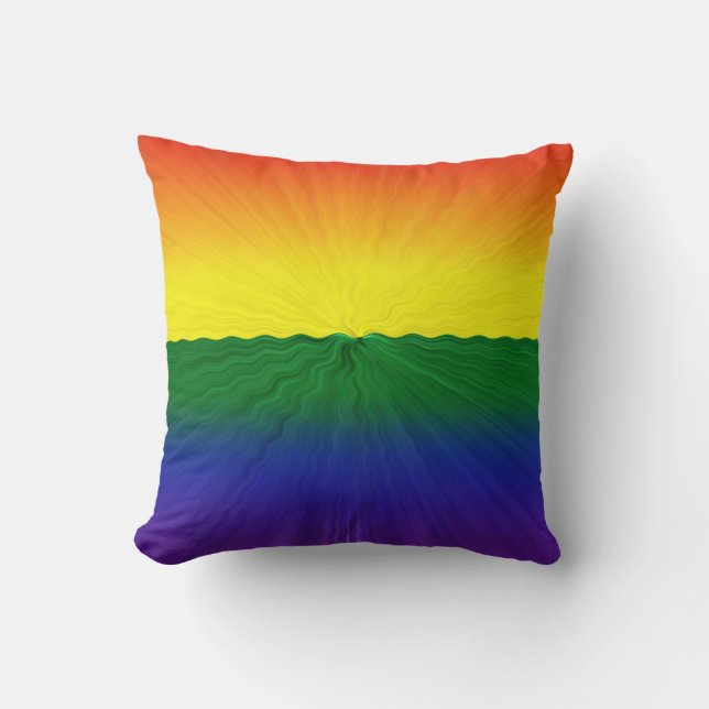 Horizons   throw pillow (Front)