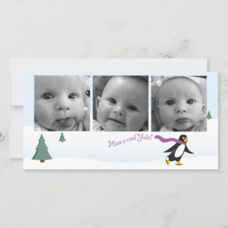 Horizontal 3-photo card