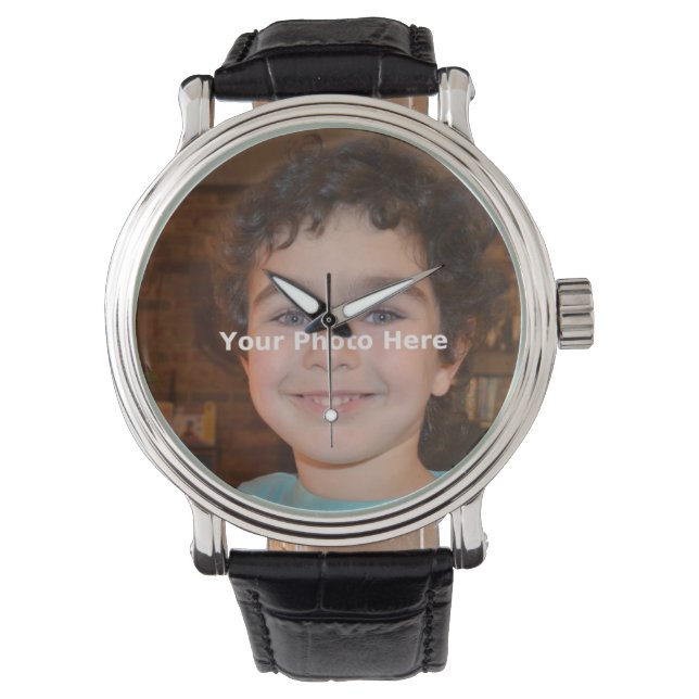 Horizontal 4 inch x 6 inch  - Your Photo Watch (Front)