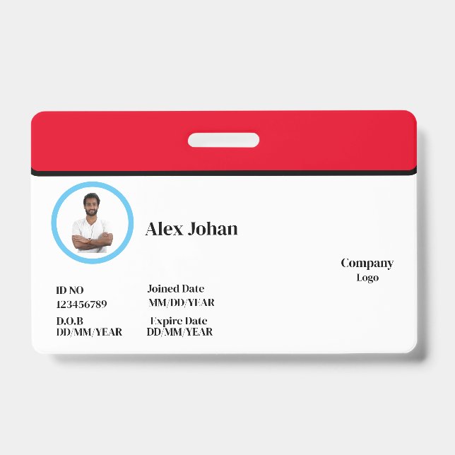 Horizontal Badge  (Front)