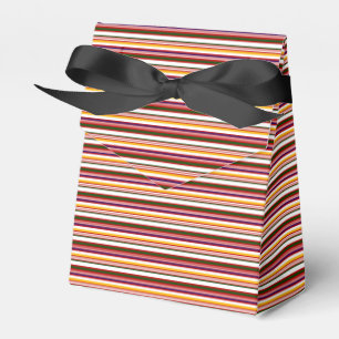 Horizontal Candy Stripes Favor Box