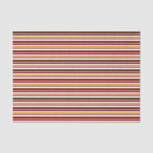 Horizontal Candy Stripes (large scale) Tissue Paper