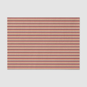 Horizontal Candy Stripes (small scale) Tissue Paper