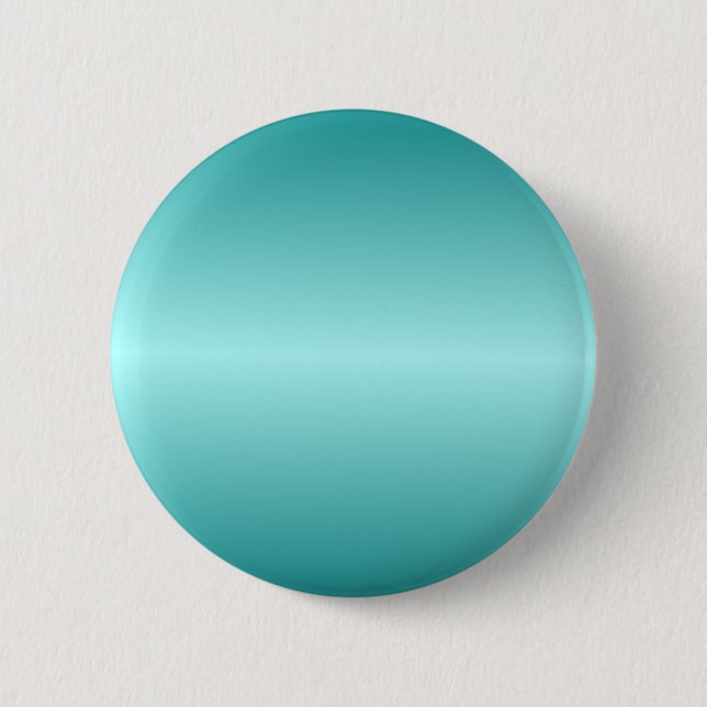 Horizontal Celeste and Teal Gradient 2 Inch Round Button (Front)
