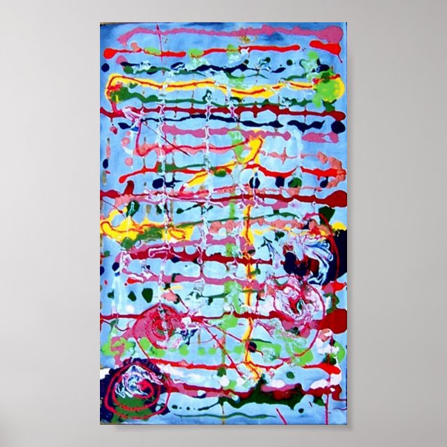 Horizontal drip poster (Front)