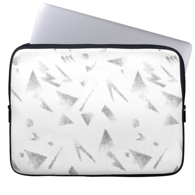 Horizontal, Grey Cloud Electronics Bag (Front)