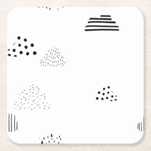 Horizontal, Medium Grey Paper Coaster