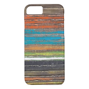 horizontal painted striped abstract Case-Mate iPhone case