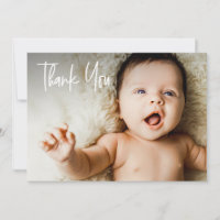Horizontal Photo Handlettering Custom Baby Shower