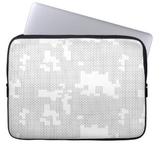 Horizontal, Porcelain, Seashell Electronics Bag
